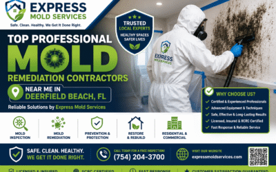 Top Professional Mold Remediation Contractors Near Me in Deerfield Beach, FL – Reliable Solutions by Express Mold Services