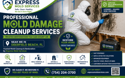 Professional Mold Damage Cleanup Services Near Me in Deerfield Beach, FL – Trusted Restoration by Express Mold Services
